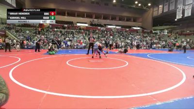 115 lbs Round 1 - Ezekiel Hill, Van Buren High School Wrestling vs Briar Hendrix, Beebe Badgers Wrestling Club