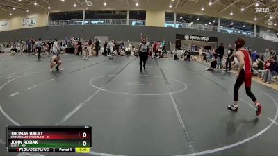 96 lbs Round 1 - John Rodak, Quest vs Thomas Bault, Crossroads Wrestling