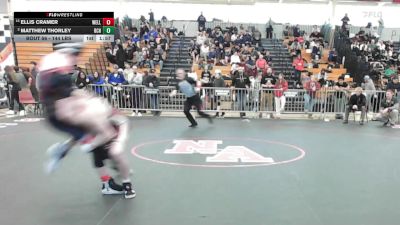 144 lbs Round Of 16 - Ellis Cramer, Wellesley vs Matthew Thorley, Boston College