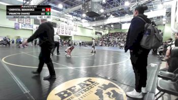 125 lbs Semifinal - Chrystal Benavidez, SAN FERNANDO vs Francyn Chavez, GRANADA HILLS