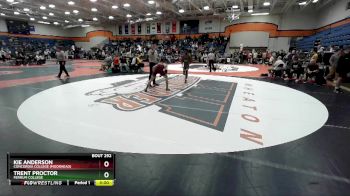 133 lbs Cons. Round 3 - Kie Anderson, Concordia College (Moorhead) vs Trent Proctor, Ferrum College