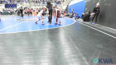 52 lbs Consi Of 4 - Benji West, Perry Wrestling Academy vs Elliott Watson, Comanche Takedown Club