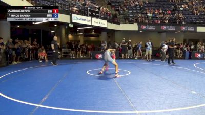 105 lbs Champ. Rd Of 32 - Camron Green, Burnett Trained Wrestling vs Trace Safken, Black Fox Wrestling Academy