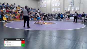 106 lbs Semifinal - Sebron Colson, Blackman vs Axel Ritchie, McCallie