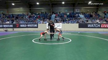 73 lbs Semifinal - Cooper Halbert, Berryhill Little Chiefs vs Ayden Collins, Verdigris WC