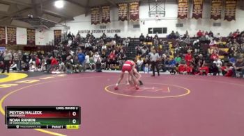 113 lbs Cons. Round 2 - Peyton Halleck, Wadsworth vs Noah Rankin, St Christopher`s School