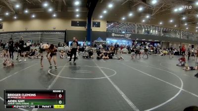 92 lbs Round 3 (4 Team) - Bridger Clemons, Richmond WC vs Aiden Nam, Junior Terps Xtreme