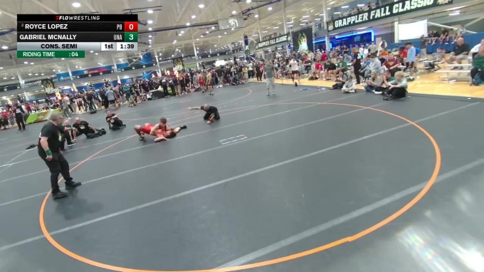 Rotcel Lopez 175 lbs Cons. Semi - Gabriel McNally, Unattached vs Royce Lopez, Unattached