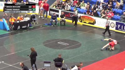 117 lbs Consi Of 32 #2 - Brock McClure, Bentworth vs Chase Yeagley, Elco