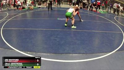 79 lbs Semifinal - Jre Whitford, Team Pride Academy vs Cruz Armstrong, Sublime Wrestling Academy