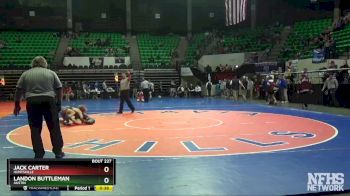 120 lbs Cons. Round 3 - Jack Carter, Huntsville vs Landon Buttleman, Austin