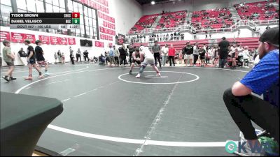 160 lbs Rr Rnd 1 - Tyson Brown, Choctaw Ironman vs Daniel Velasco, NGC