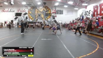 150/157 Round 1 - Anthony Adorno, MBCRD Youth Wrestling Club vs Cale Prater, Circle Training Center