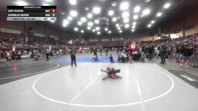 62 lbs Round Of 16 - Levi Olivas, Westy Futures vs Avrielle Eaton, Duran Elite