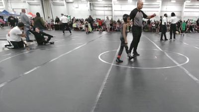 72 lbs Round 3 (6 Team) - Kennith Hall, CTWHALE Blue vs Joseph Mendoza, CTWHALE Green