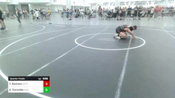 102 lbs Quarterfinal - Yandel Basham, Hotshots Wrestling vs Kalijah Gonzales, Kingdom WC