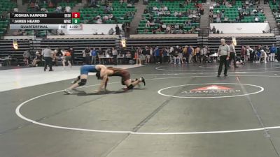1A-4A 157 Quarterfinal - Joshua Hawkins, Deshler vs James Heard, White Plains