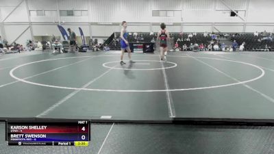 120 lbs 4th Wrestleback (16 Team) - Karson Shelley, Utah vs Brett Swenson, Minnesota Red