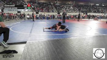 80 lbs Consi Of 16 #1 - Colton Short, Ponca City Wrestling vs Brantlee Zupper, Lawton, MacArthur Ok