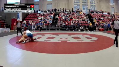 215 lbs 3rd Place Match - James Davenport, Friendship Christian School vs Cannon Voiles, McCallie School