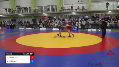 48kg Round 2 - Jackson Wallis, Kempenfelt Bay WC vs Karan Dhillon, Rustom WC