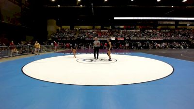 155 lbs Champ. Round 1 - Mauriana Atkins, Emporia HS vs Addison Vogel, Bonner Springs HS