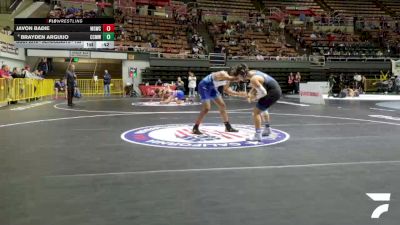 Schoolboys - 155 lbs Cons. Round 4 - Brayden Arguijo, Central Coast Most Wanted Wrestling Club vs Javon Badie, Madera Grapplers Wrestling Club