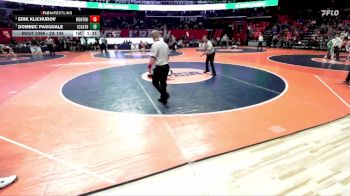 2A 106 lbs 3rd Place Match - Erik Klichurov, Lombard (Montini) vs Dominic Pasquale, Elmhurst (IC Catholic)