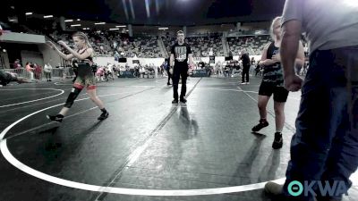 88 lbs Rr Rnd 2 - Ruby Johnson, Brushy Wrestling Club vs Avery Ashley, Hinton Takedown Club