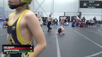 80 lbs Round 2 (4 Team) - William Edwards, 4M vs Berkeley Wallin, 84 Athletes