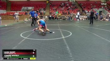 115 lbs Round 3 (4 Team) - Conner Whitely, Lake WC vs Aldin Short, Dayton Bandits