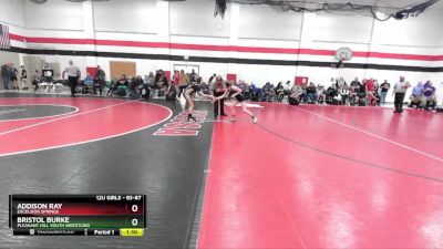 83-87 lbs Round 3 - Addison Ray, Excelsior Springs vs Bristol Burke, Pleasant Hill Youth Wrestling