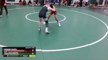 140 lbs Quarterfinal - Wudzie Zaato, Moorcroft Mat Masters Wrestling Club vs Sullivan Booth, Sheridan Wrestling Club