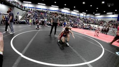 100 lbs Rr Rnd 2 - Colten Morris, Mustang Bronco Wrestling Club vs Max Mance, Texas Eagle Wrestling Academy