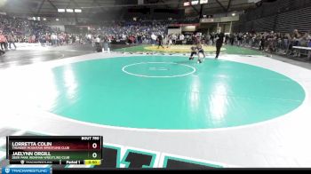 63 lbs 7th Place Match - Jaelynn Orgill, Deer Park Ironman Wrestling Club vs Lorretta Colin, Thunder Mountain Wrestling Club