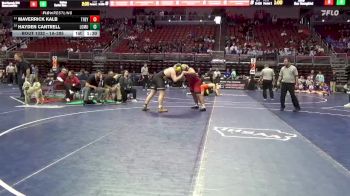1A-285 lbs Cons. Round 2 - Hayden Cantrell, Louisa-Muscatine vs Maverrick Kalb, Treynor
