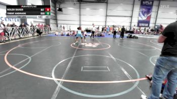 165 lbs Rr Rnd 1 - Nolen Baker, Mat Warriors Yellow vs Trent Andrade, Brady Strong