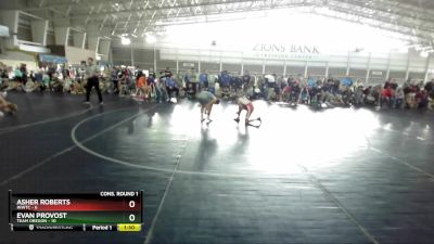 97 lbs Quarters & Wb (16 Team) - Evan Provost, Team Oregon vs Asher Roberts, INWTC