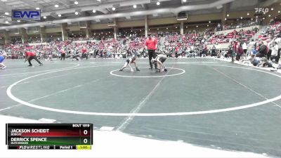 70 lbs Semifinal - Derrick Spence, Hutchinson vs Jackson Scheidt, Bobcat