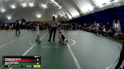 52 lbs Round 1 (10 Team) - Tyson Malcolm, Neighborhood vs Grayson Bish, DWA