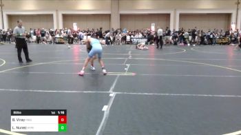 86 lbs Round Of 16 - Brennan Viray, Pride WC vs Leonidas Nunez, Hyperbolic WC