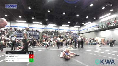 75 lbs Rr Rnd 4 - Mason Pickett, Shelton Wrestling Academy vs Waylon Coney, Choctaw Ironman Youth Wrestling