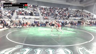 U23 Women - 68 lbs Champ. Round 1 - Mollie Dare, CO vs Cloe Charlesworth, VA