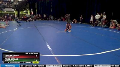 95 lbs Round 4 - Zayn Arvidson, Parkers Prairie vs Caleb Jacobs, Jesup Mat Club