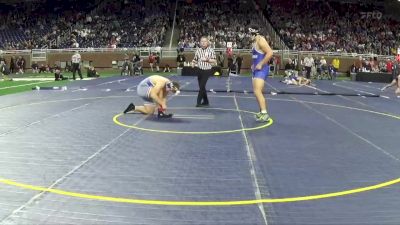 D2-285 lbs Quarterfinal - Ben Przytula, OA Carlson HS vs Ricky Johnson, Harper Creek HS