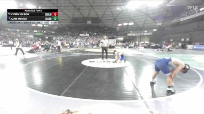 Boys 3A 106 lbs Champ. Round 3 - Juan Mateo, Gig Harbor vs Kysen Olson, Sedro-Woolley