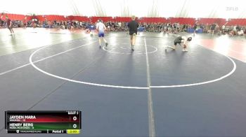 120 lbs Round 1 (6 Team) - Henry Berg, Mora Mustangs vs Jayden Mara, Waukon