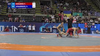 51 kg 1/4 Final - Polat Karadeniz, Turkiye vs Giorgi Aznaurishvili, Georgia