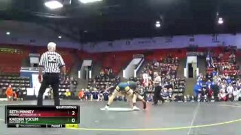171 lbs Quarterfinals (8 Team) - Kaeden Yocum, Gaylord HS vs Seth Minney, Monroe Jefferson HS