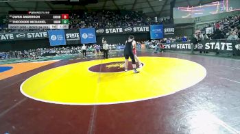 Boys 3A 215 lbs Champ. Round 1 - Theodore McDaniel, Ingraham vs Owen Anderson, Snohomish